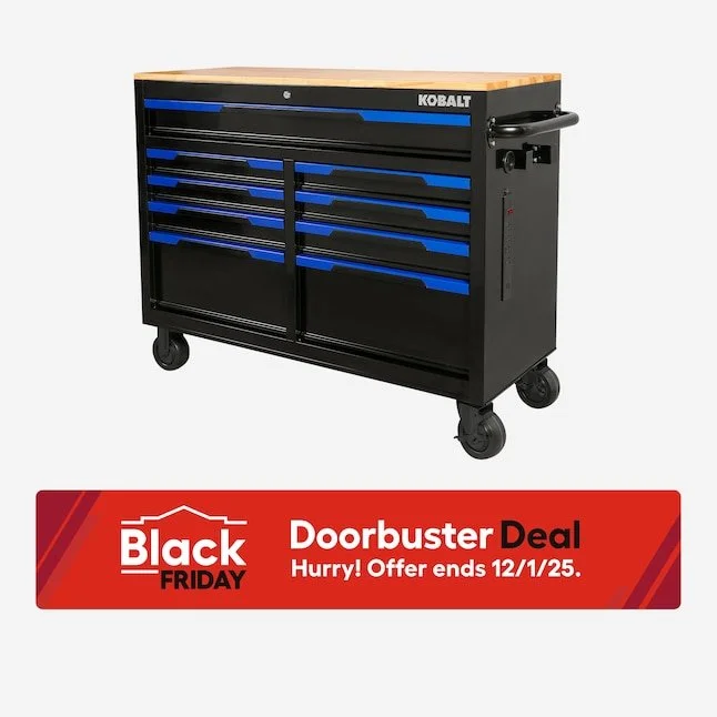 🧰 $200 Off Kobalt 46in Rolling Work Bench Deal