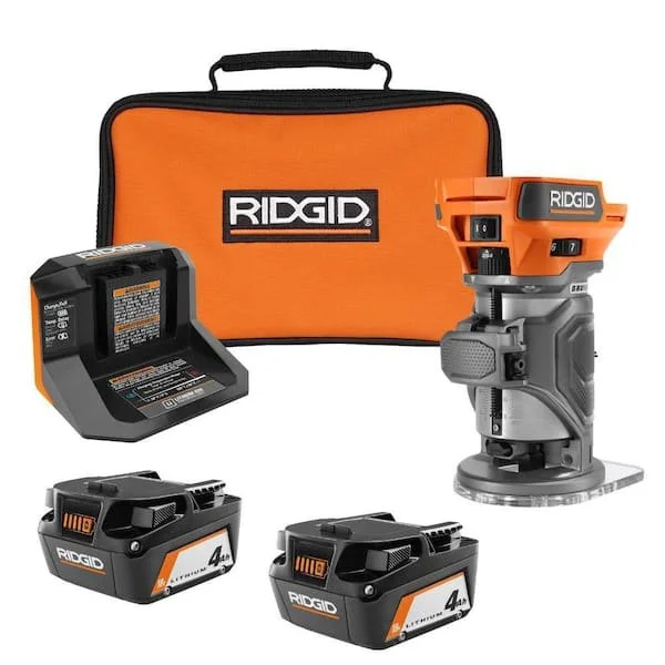 Save $198 on RIDGID 18V Router and Battery Kit Deal