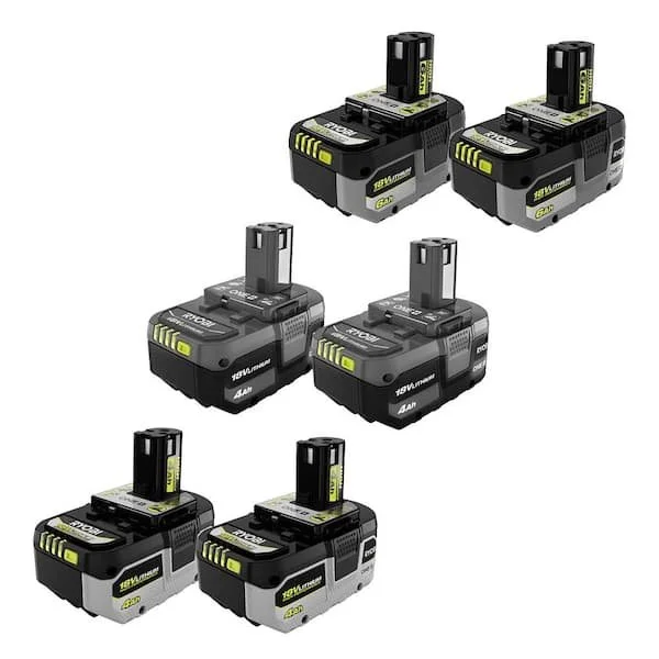 Save $288 on RYOBI HP Battery 6 Pack Today Only