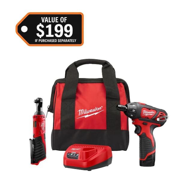 $100 Off Milwaukee M12 Ratchet Combo Kit Deal $99