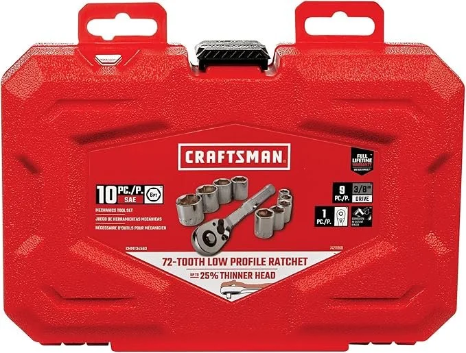 61% Off CRAFTSMAN 10pc Mechanics Set Deal $13.19