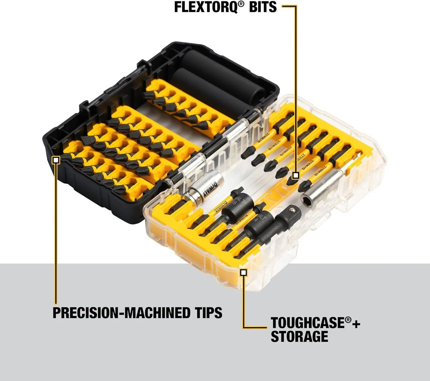 33% Off DEWALT 40pc Bit Set FlexTorq Deal at Amazon