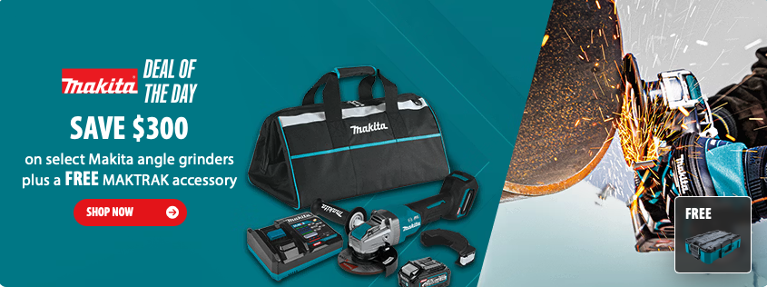 💥 Save $300 on the Makita Grinder Kit + Free Accessory! 💥