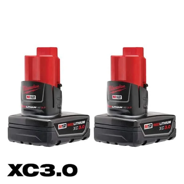 $50 Off Milwaukee M12 XC 3.0 Battery 2 Pack – Now $79