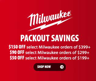 Save up to $150 on Milwaukee PACKOUT Gear Now