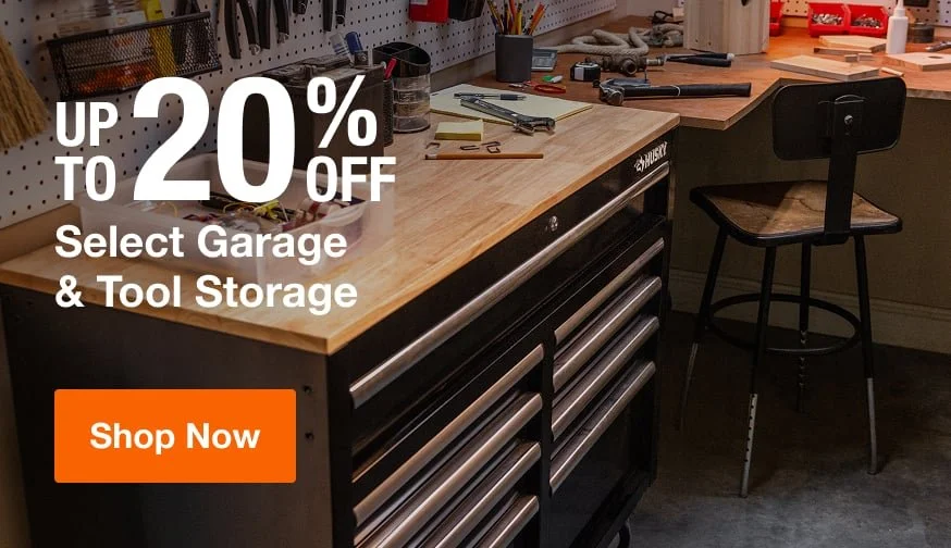20% Off Home Depot Garage Storage Save Big Deal