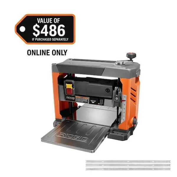 RIDGID 13 in Thickness Planer only $379 Save $106