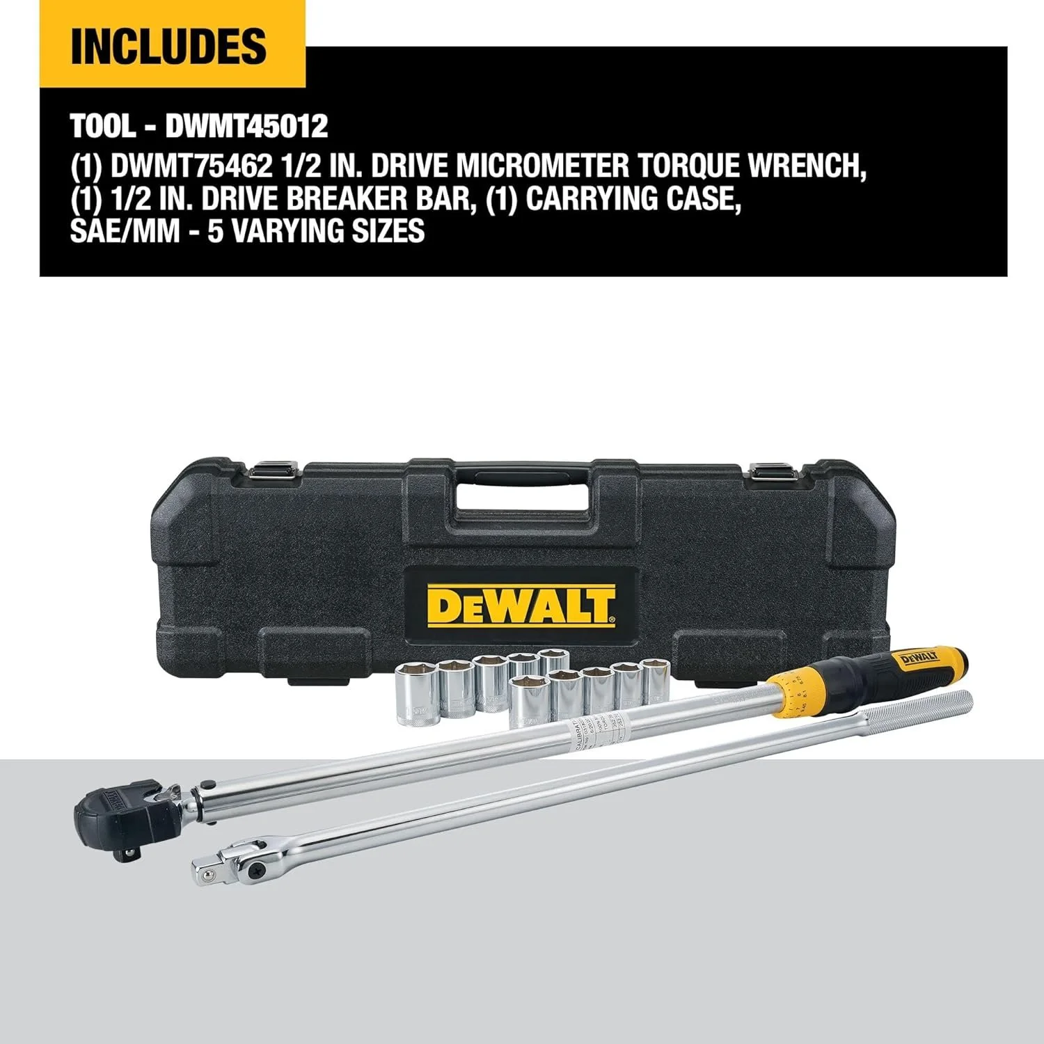 🔧 47% Off DeWalt Torque Wrench Tool Set Deal – Now $109.99 (Was $206.94)