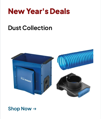 🧰 Up to 75% Off Rockler Dust Collection Sale – New Year’s Deal!
