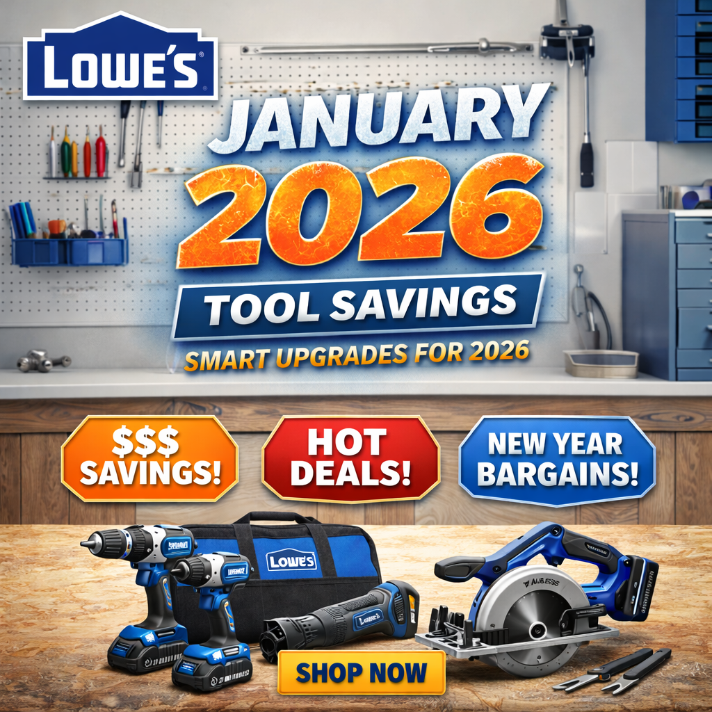 Best Lowe’s Tool Deals for January 2026 (Updated Daily)