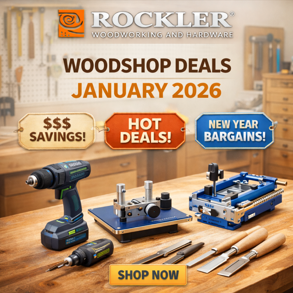 Best Rockler Tool Deals for January 2026 (Updated Daily)