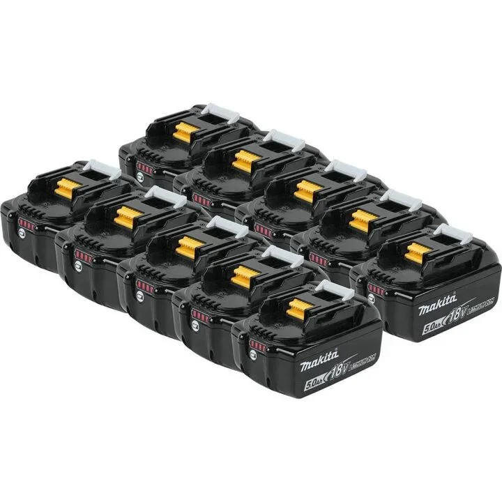Save $479 on Makita 18V LXT 5Ah Battery 10 Pack – Limited Time Deal!