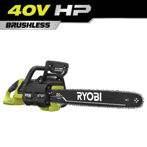 Today Only RYOBI 40V HP 20 in. Chainsaw $249 Save $130