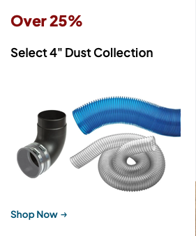 Up to 28% Off Rockler 4" Dust Collection Hoses and Fittings – Limited Time Deal!