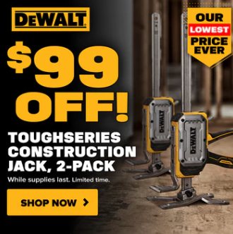 DeWalt ToughSeries Construction Jack 2-Pack $159 Save $99