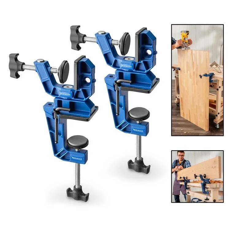 Rockler Hold-It Bench Clamps 2-Pack Deal $49.99 Save 17%