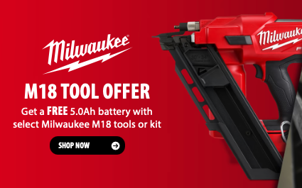Free Milwaukee M18 Battery Deal With Select Tool Purchase