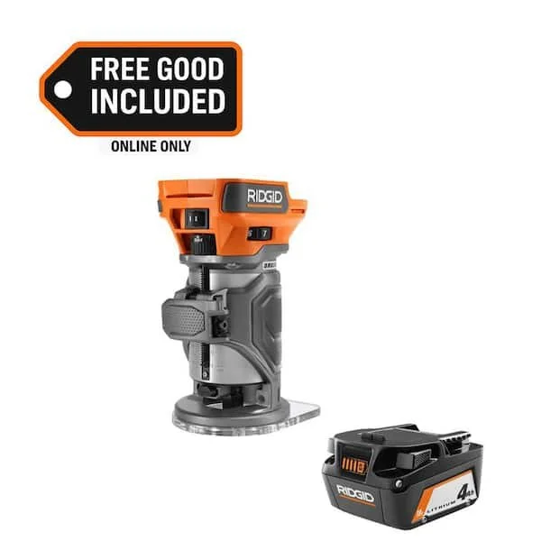 $119 Off RIDGID 18V Brushless Router Combo Deal!