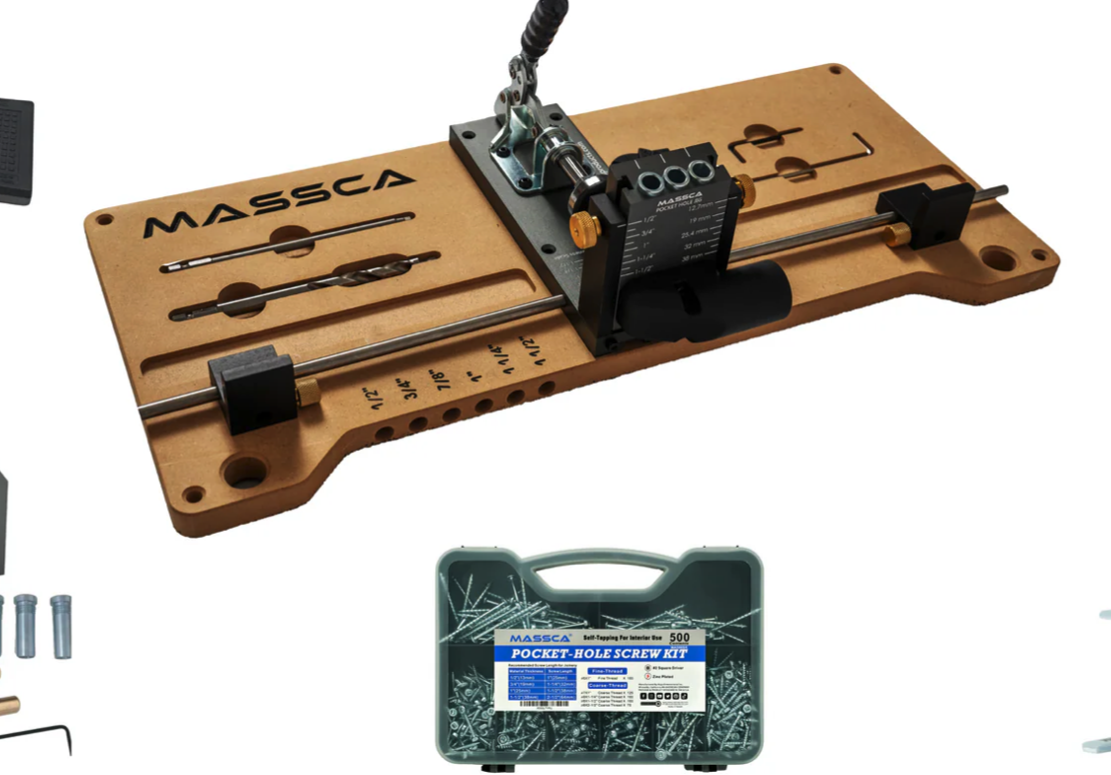 10% Off Sitewide Massca Pocket Hole Jig Deal!