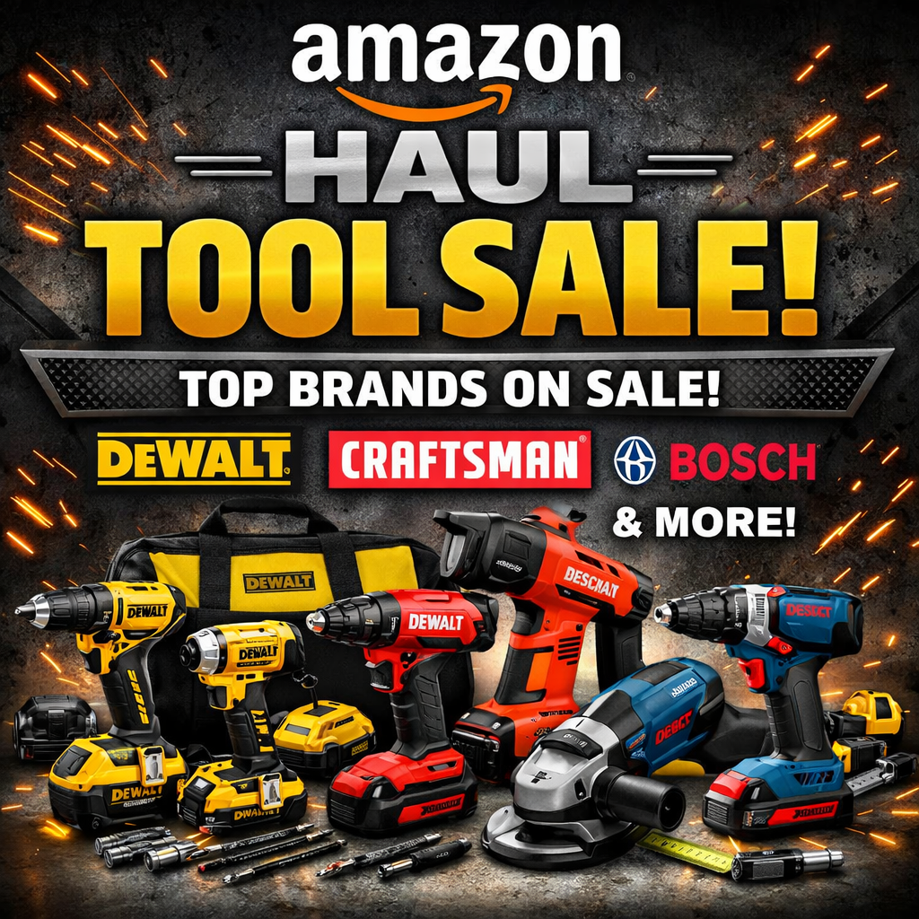 Save Up to 66% Off Amazon Tool Haul Sale