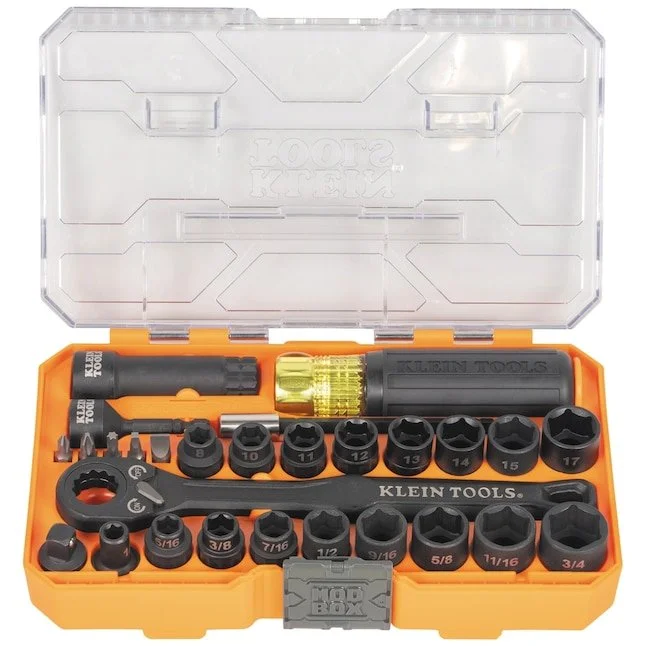 Klein Tools KNECT Essential Pass Through Socket Set Deal $79.17 Save $19.83