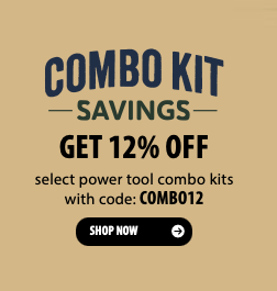 Today Only Save 12% on Power Tool Combo Kits with Code COMBO12!