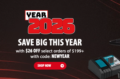 Save $26 on $199+ Orders with Code NEWYEAR!