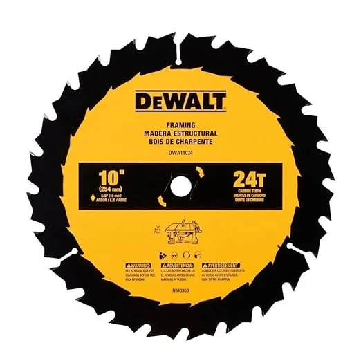 46% Off DEWALT 10 in. Table Saw Blade Deal!