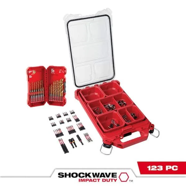 Today Only: $95 Off Milwaukee 123-Piece Bit Set with PACKOUT