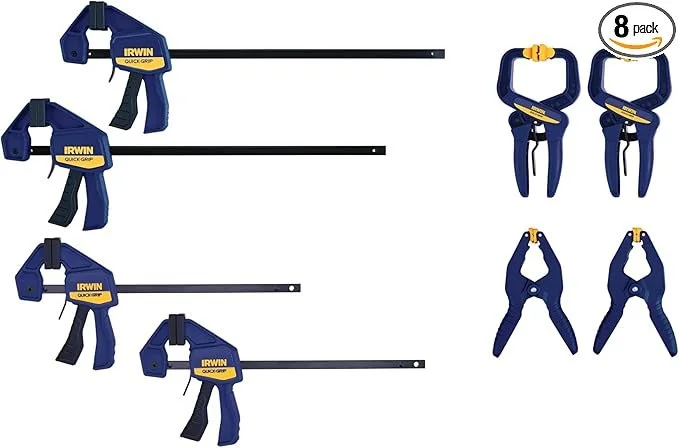 49% Off IRWIN QUICK-GRIP Clamps 8-Piece Set – $21.79 Deal