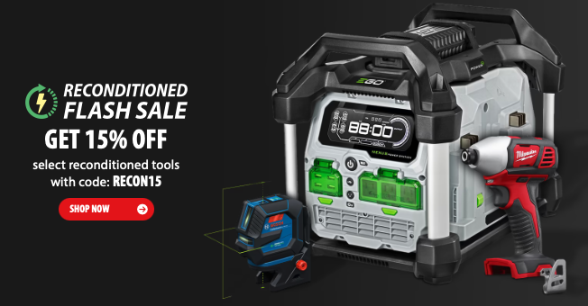 Today Only Save 15% on Reconditioned Tools at Acme Tools