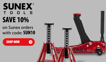 Save 10% on Sunex Tools with Code SUN10