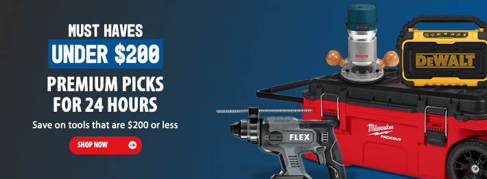 Acme Tools $200 and Under Tool Deal Event