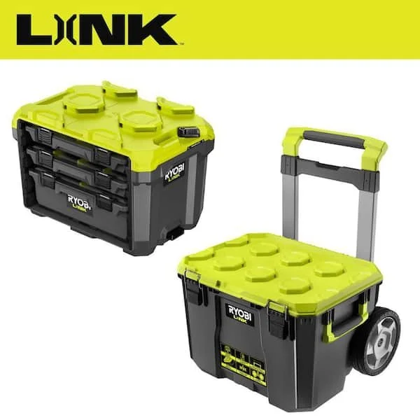 $40 Off RYOBI LINK Rolling Tool Box and Drawer Set