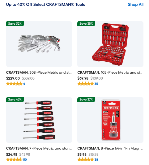 Today Only CRAFTSMAN Tool Deal Up to 40% Off at Lowe’s