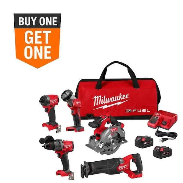 $100 Off Milwaukee M18 5 Tool Kit Plus FREE Tool Deal