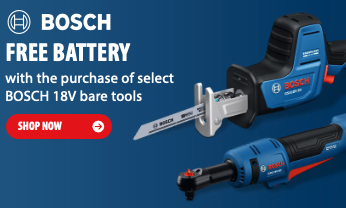 Bosch 18V Bare Tool Deal Free 4Ah Battery