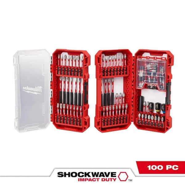 Today Only 60% off Milwaukee SHOCKWAVE 100pc $32 Deal