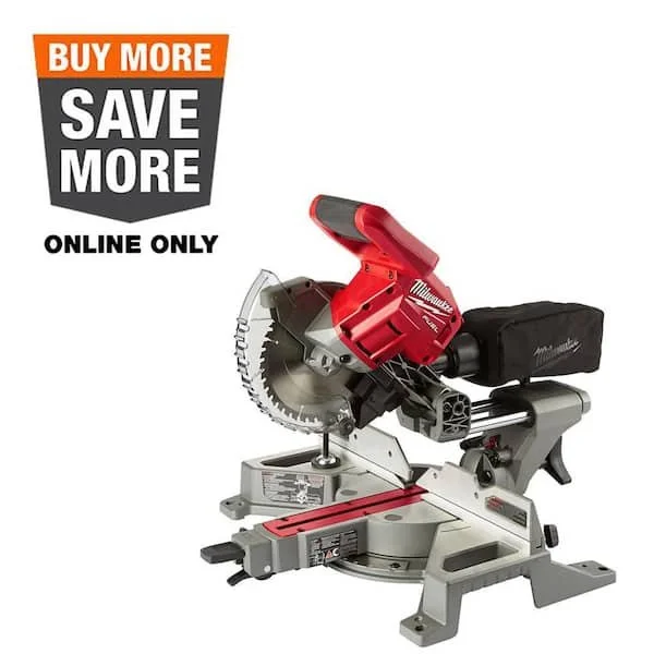 Save $80 on Milwaukee M18 FUEL 7-1/4 Miter Saw Deal $419