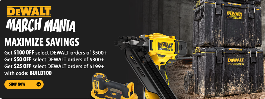 Save up to $100 on DeWALT Tools at Acme Tools