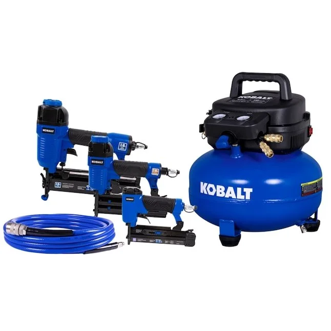 Today Only Save $80 on Kobalt 6 Gallon Air Compressor Kit