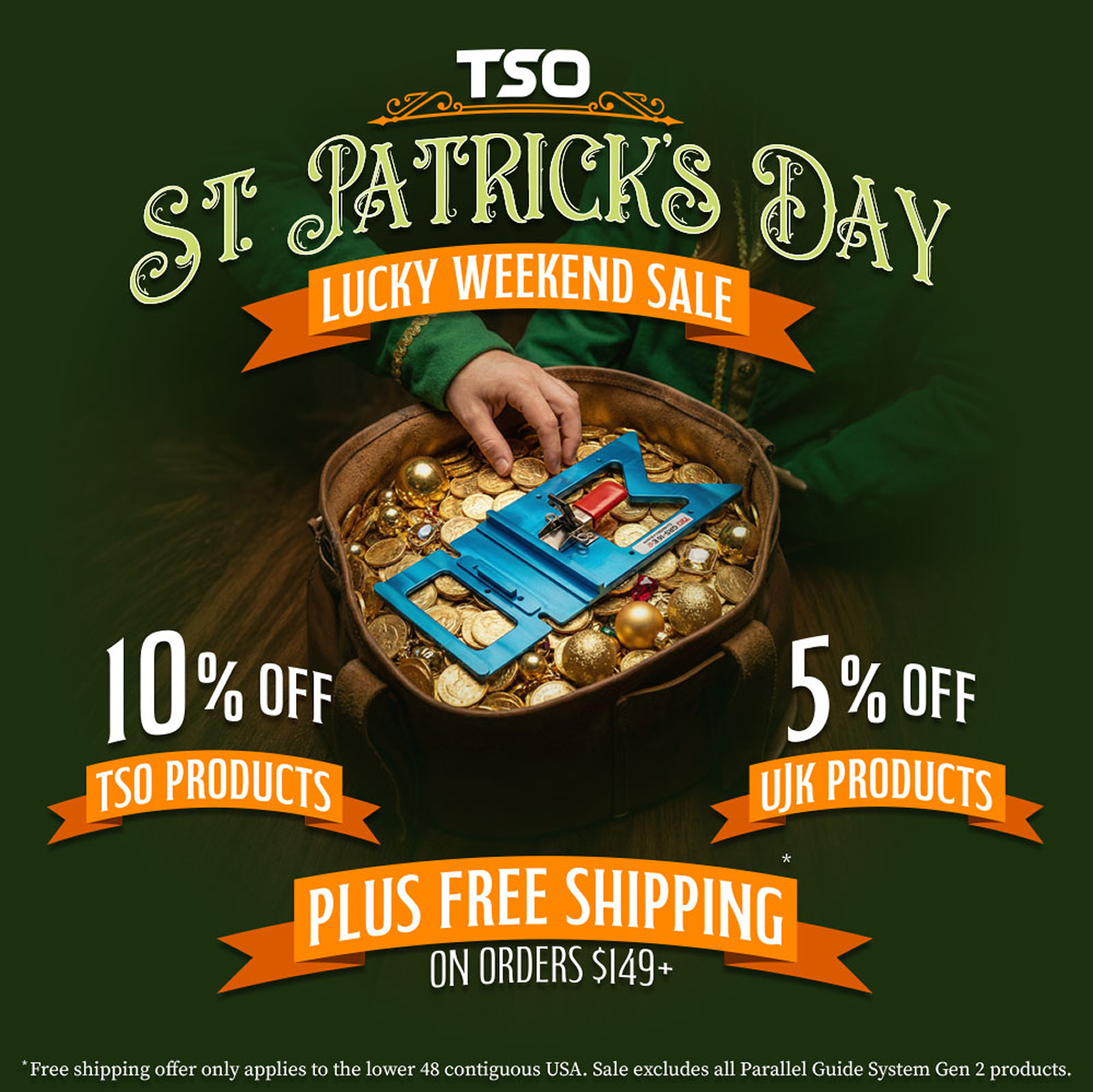 Save 10% on TSO Products Workshop Gear Plus Free Shipping