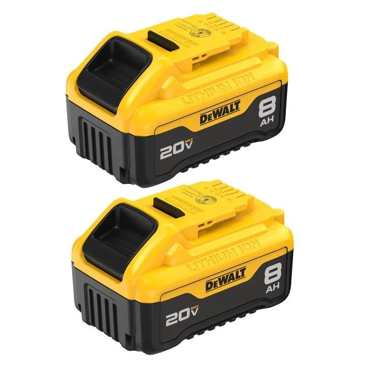 Today Only 49% Off DEWALT 20V 8Ah Battery 2 Pack Save $160