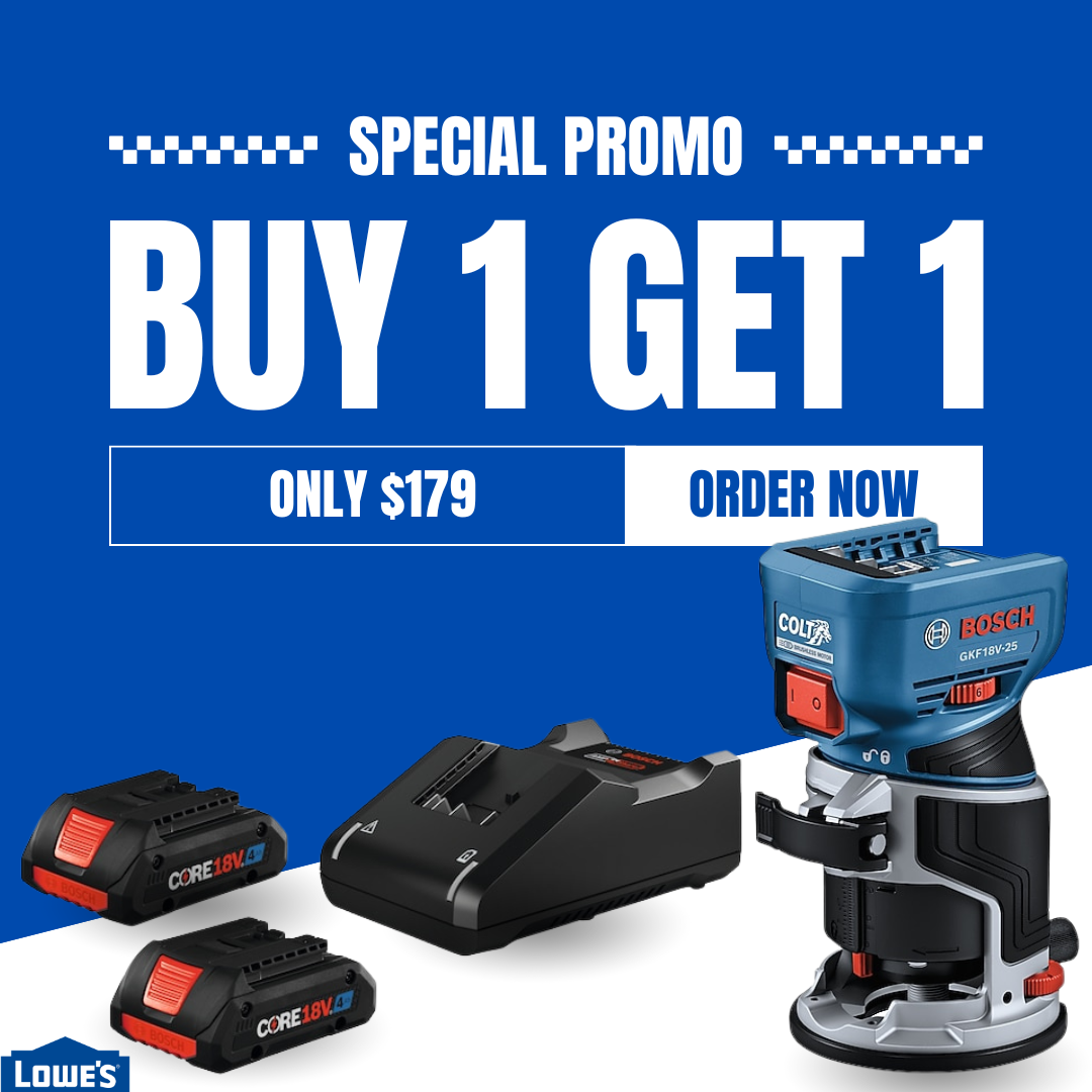 $40 Off Bosch 18V 4Ah Battery Starter Kit Deal