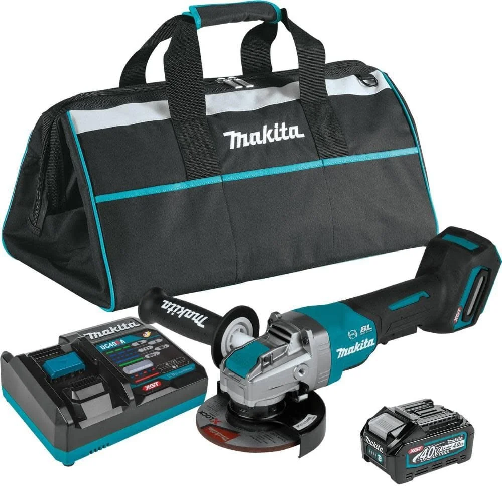 Today Only Save 53% on Makita 40V XGT Angle Grinder Kit