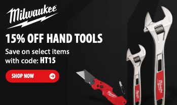 Save 15% on Milwaukee Hand Tools Today