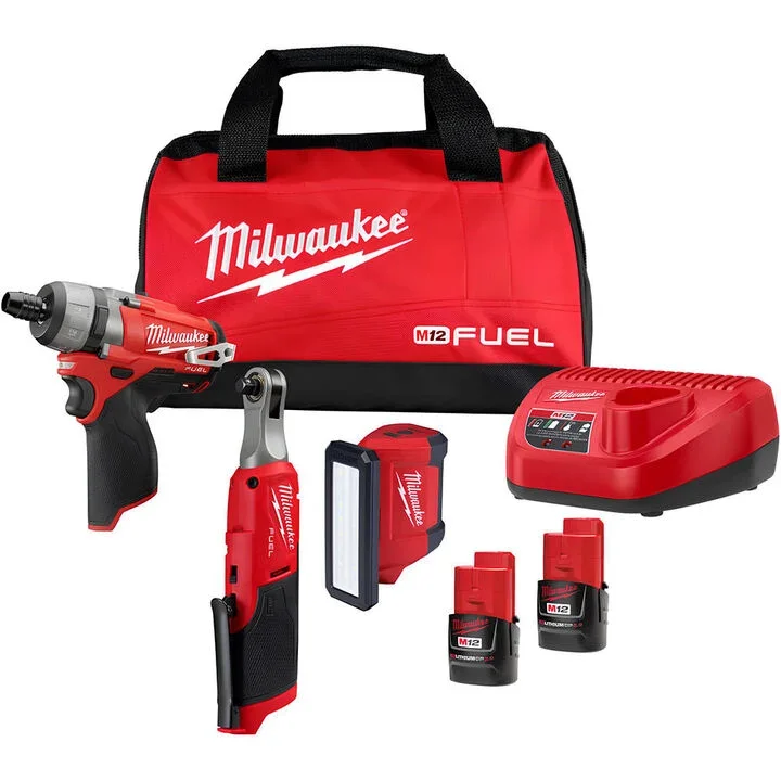 Today Only Save 56% on Milwaukee M12 3 Piece Kit for $219