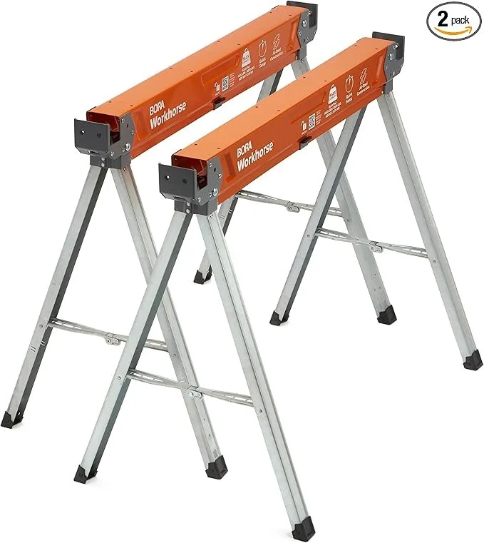 Save 33% on BORA Workhorse Sawhorse 2 Pack Deal $79.99