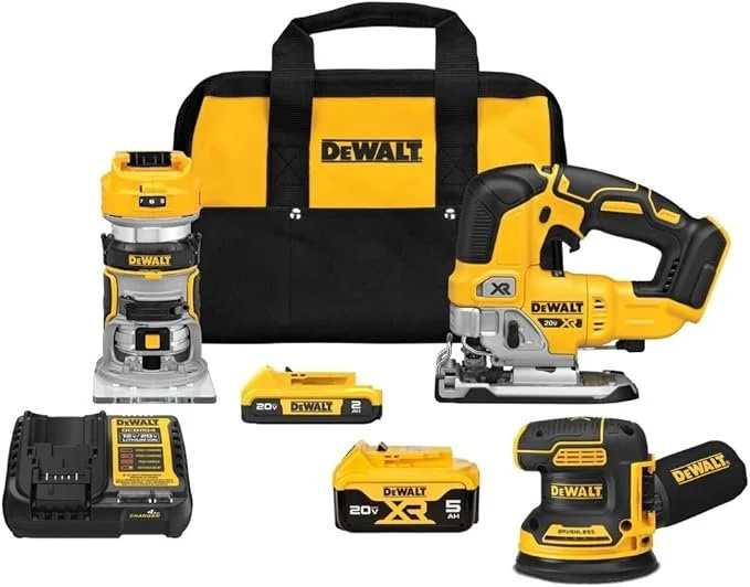 Save $90 DeWalt 20V MAX 3 Tool Brushless Combo Kit $359