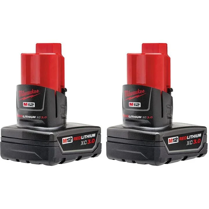 Today Only 54% Off Milwaukee M12 XC 3.0 Battery 2 Pack Deal